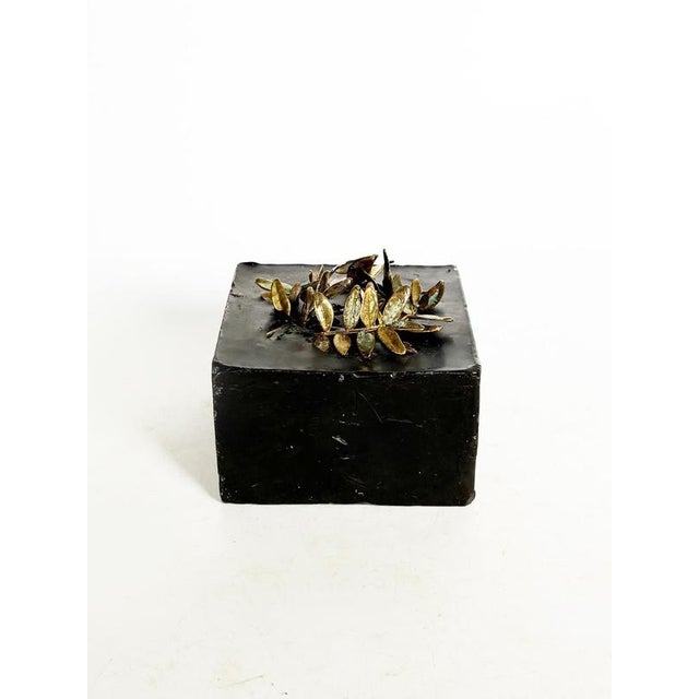 Metal Candleholder in Candle and Brass, France, 1970 For Sale - Image 7 of 16