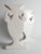 Vintage Flattened White Ceramic Urn Vases, 1980s, Set of 2 For Sale - Image 11 of 14