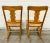Vintage Child Size Oak Rocking Chairs - Pair For Sale - Image 4 of 6