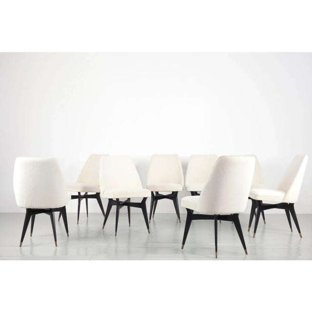Ab 100 Chairs by Melchiorre Bega for Altamira, 1954, Set of 8 For Sale - Image 12 of 18