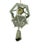 Early 21st Century A Vintage “Visual Comfort” Style Iron Celadon Green Chandelier For Sale - Image 5 of 11