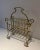 Brass Magazine Rack. French Work, circa 1900 For Sale - Image 12 of 13
