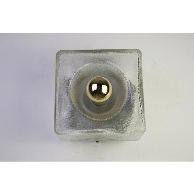 Glass Murano Glass Flush Mount, Italy, 1960s For Sale - Image 7 of 13
