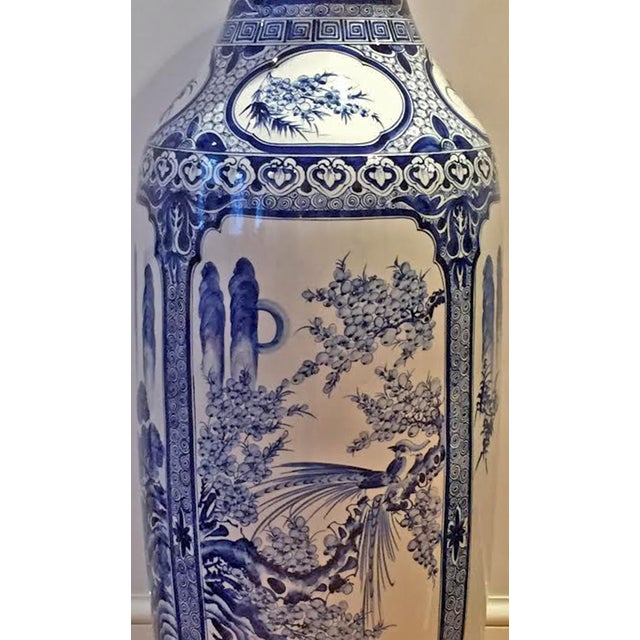 Large Oriental Floor Vase Chairish