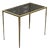Side Table in Brass with Toned Glass, 1960s For Sale