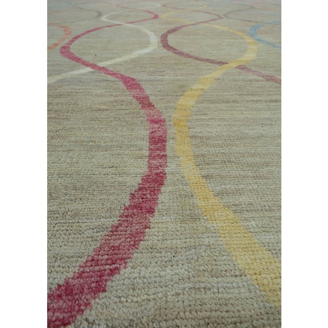 Early 21st Century Turkish Oushak Rug 12'5" x 15'7" #18592 For Sale - Image 5 of 8