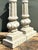 Vintage Cast Iron Column Lamps - A Pair For Sale - Image 12 of 12