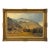 Sheep by Mountain Waterfall in Lake District England an Original Oil on Canvas 1990 Circa For Sale