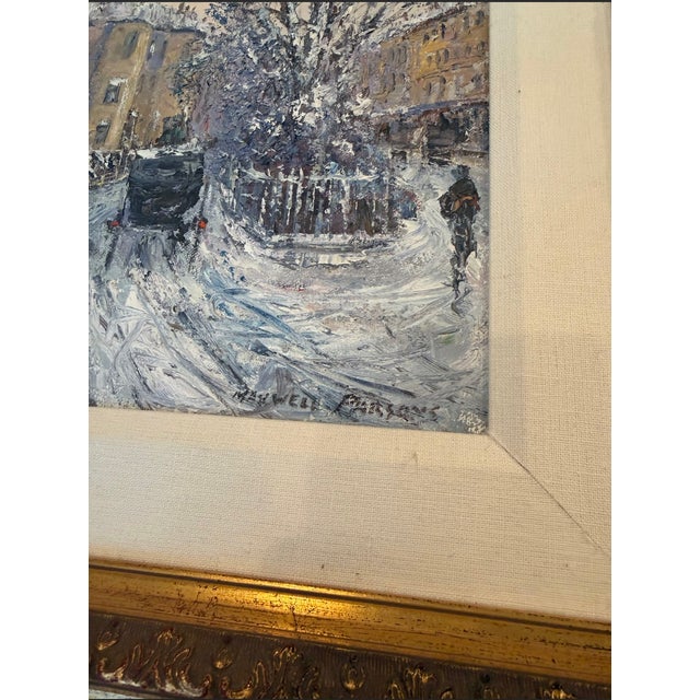 1960s Maxwell Parsons Oil Painting - Street Scene For Sale - Image 4 of 6
