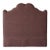 Louisa Queen Size Headboard by Bloom Home, Dark Brick Linen Design For Sale