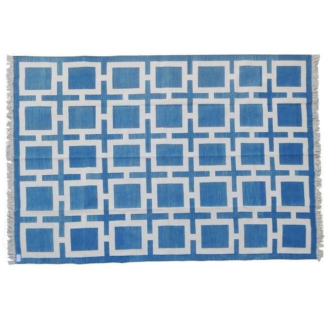 Not Yet Made - Made To Order Ines Rug, 5x8, Blue For Sale - Image 5 of 5