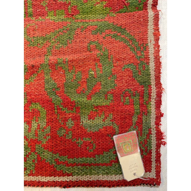 Textile 1900s Antique Floral Spanish Rug - 6'8'' X 5'0'' For Sale - Image 7 of 9