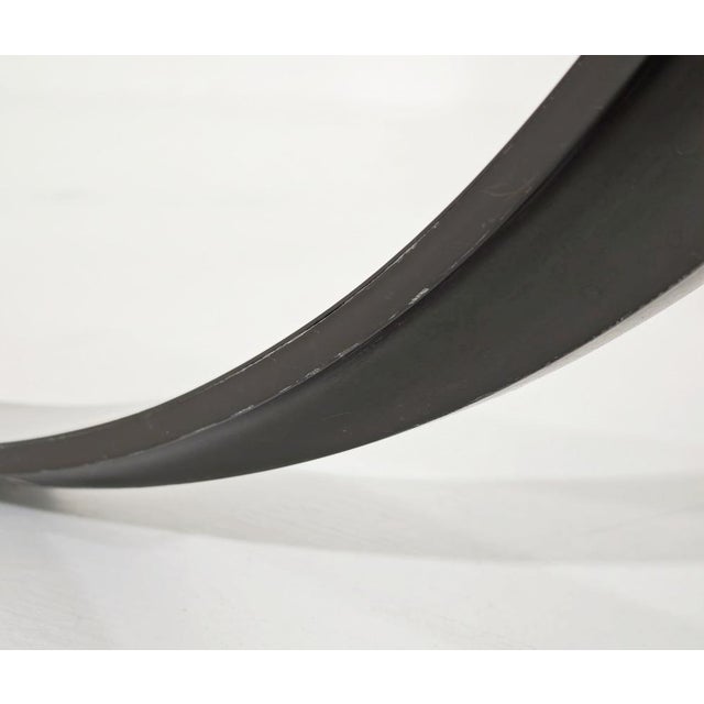 Tecno Round Model T69 Dining Table in Wood and Steel by Osvaldo Borsani and Eugenio Gerli for Tecno, 1965 For Sale - Image 4 of 15