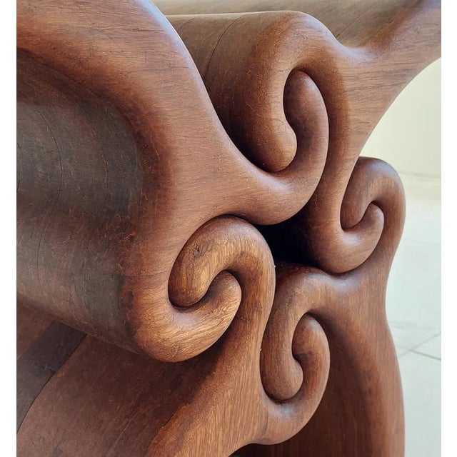 Brown Grip Coffee Table by Jan Paul For Sale - Image 8 of 16