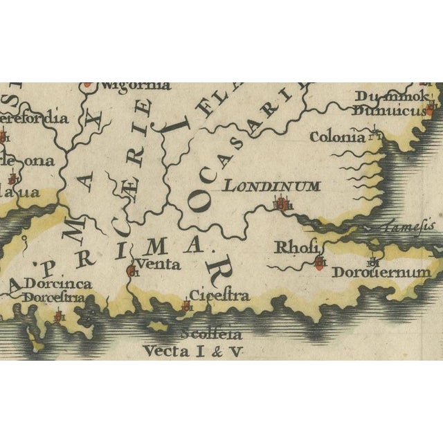 Ancient British Isles & Early Bishoprics Map by François Halma, 1704 For Sale - Image 6 of 9
