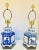 Blue and White Chinese Porcelain Tea Canisters Table Lamps - a Pair For Sale - Image 13 of 13