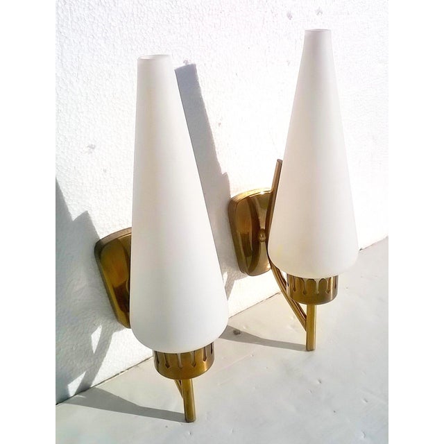 Arredoluce Wall Lights by Angelo Lelli for Arredoluce, 1940s, Set of 2 For Sale - Image 4 of 7