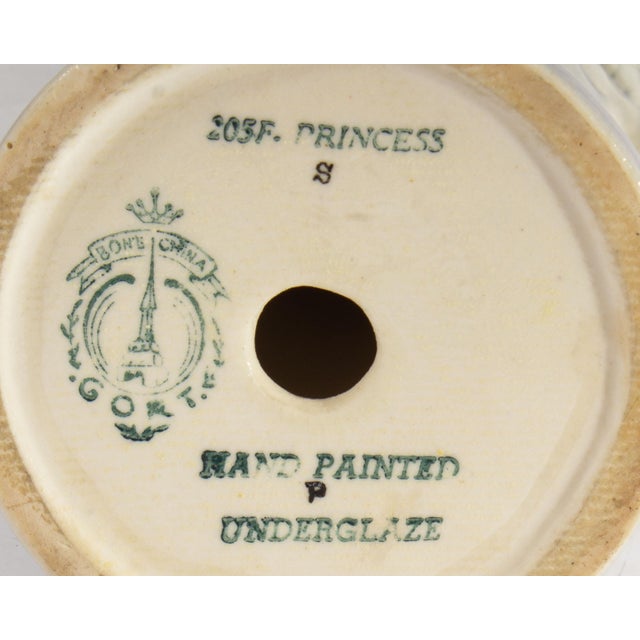 Gort Bone China Figurine of Woman and Crane For Sale In Indianapolis - Image 6 of 8