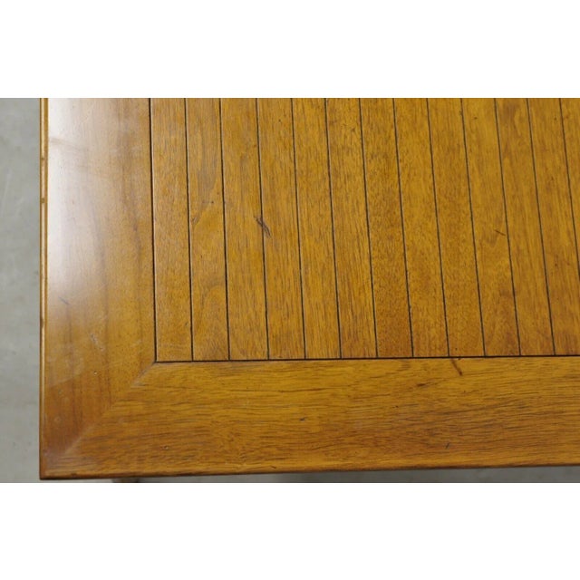 Wood Mid 20th Century Vintage Tomlinson Sophisticate Square Walnut Mid Century Modern Lamp Side Table For Sale - Image 7 of 11