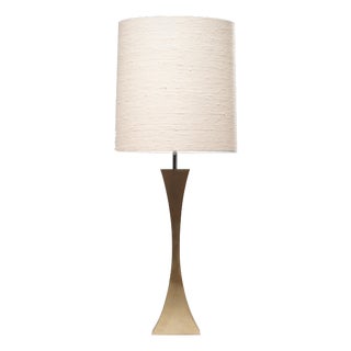 Nickel-Plated Brass Table Lamp by Grillo & Tonello for High Society, Italy, 1972 For Sale