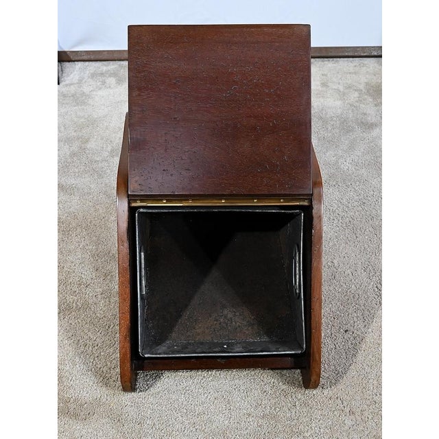 End of 19th Century Mahogany Charcoal Box, England For Sale - Image 12 of 18