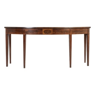 18th Century English Mahogany Serving Table For Sale