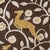 American SAMPLE - Schumacher Les Gazelles Au Bois Fabric In Chocolate For Sale - Image 3 of 4