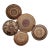 Vintage African Woven Plates For Sale