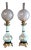 19th Century Porcelain Table Lamps, Set of 2 For Sale