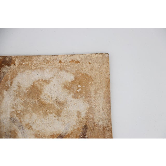 Ceramic 19th Century Tile Depicting a Boy, Portuguese Baroque For Sale - Image 7 of 8