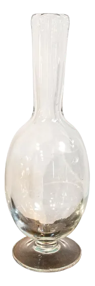 Glass Bottle, Italy, 1970s