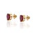 Natural Ruby Earring with 22.02 Carats Ruby in 18k Gold For Sale In New York - Image 6 of 6