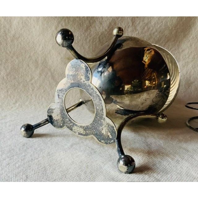 English Silver Plated Egg Coddler For Sale - Image 11 of 14