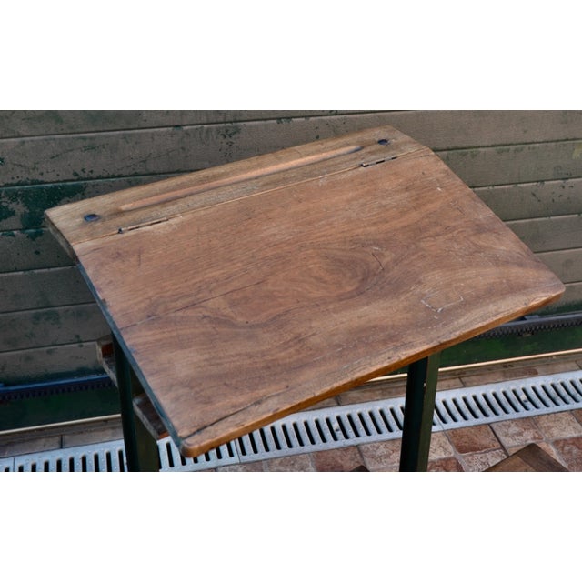 Vintage School Desk For Sale - Image 14 of 15