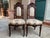 Pair Antique French Dining Chairs Renaissance Carved Oak Black Forest c1880. Direct from France, a dramatic and highly...