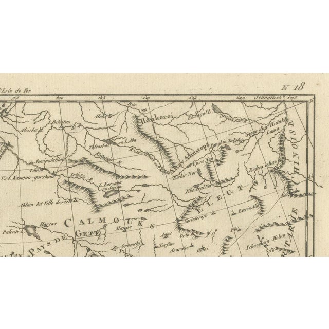 Paper Antique Map of the Middle East and Georgia by Rigobert Bonne, 1780 For Sale - Image 7 of 11