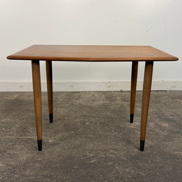 Mid-Century Modern Vintage Dux Side Table – Scandinavian Modern For Sale - Image 3 of 12