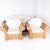 Wood Wicker Rattan Lounge Set, 1970s, Set of 3 For Sale - Image 7 of 18