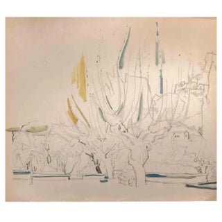 Reynold Arnould, Cityscape, 1970s, Drawing For Sale