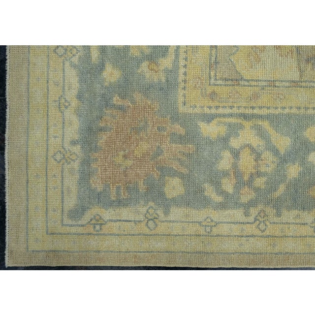 Turkish Oushak Rug 9'1" x 12'8" #18556 For Sale - Image 4 of 8