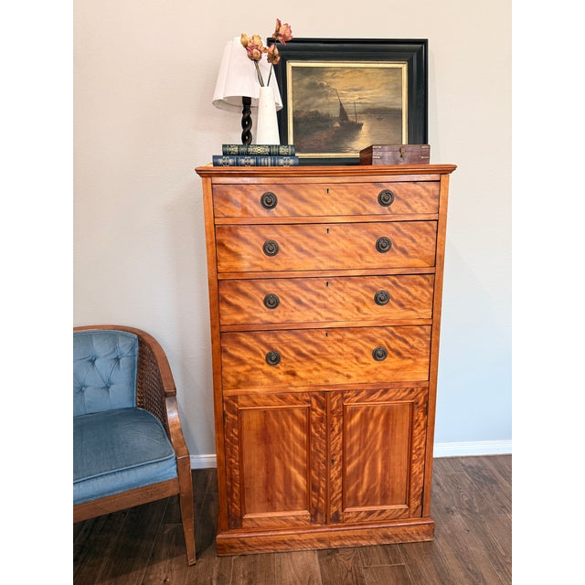 Make a breathtaking statement with this exceptional late 19th-century Victorian Gentleman’s Chest. Masterfully crafted...