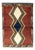 Hand-Knotted Gabbeh Rug with Geometric Medallion For Sale