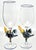 2000 - 2009 Set of 4 Art Glass Bird Goblets by Janis Miltenberger For Sale - Image 5 of 8