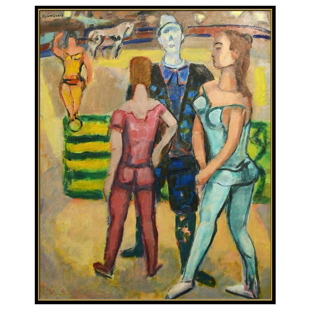 Expressionism Mid 20th Century Village Performance, Gerrit Hondius For Sale - Image 3 of 5
