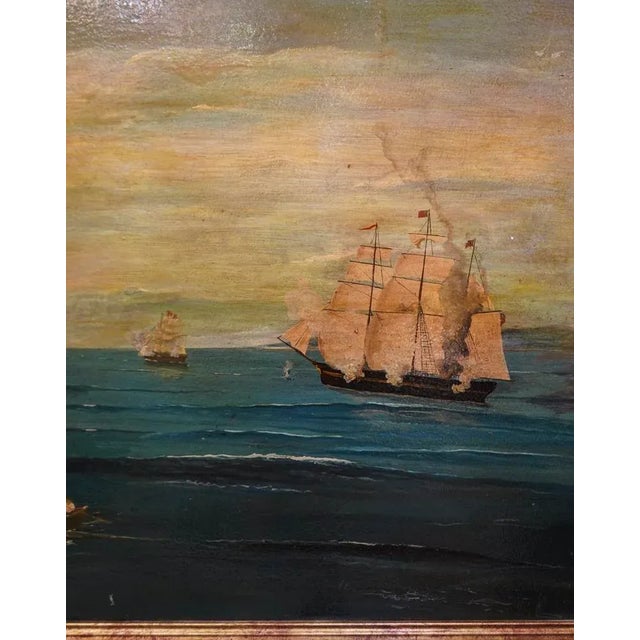 French Antique Oil on Canvas, 1700s For Sale - Image 12 of 17