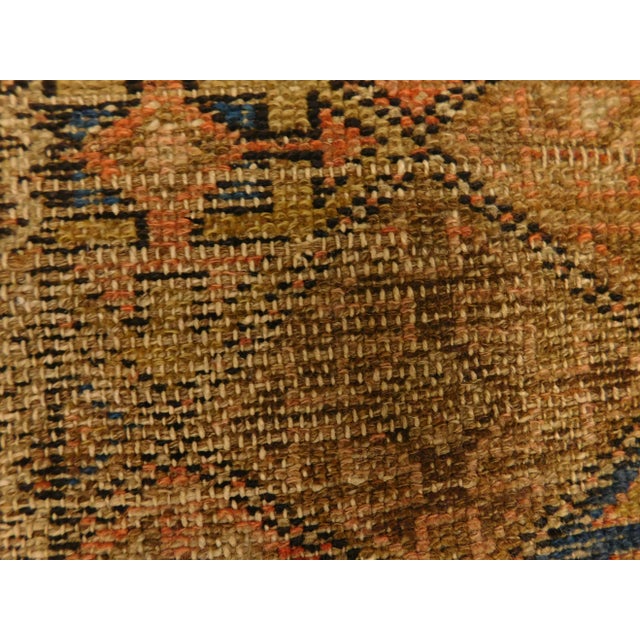 Distressed Antique Persian Rug For Sale - Image 11 of 13
