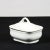 White Ceramic Box or Soap Holder by S.C. Richard For Sale - Image 4 of 9