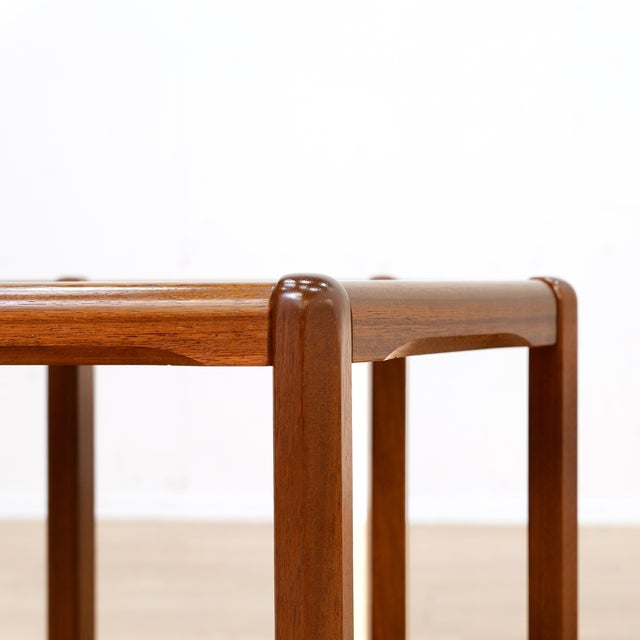 Mid-Century Modern 1960s Mid Century Danish Teak Octagonal Coffee Side Table For Sale - Image 3 of 8