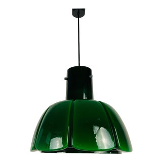 1970s Green Hanging Lamp by Peill & Putzler, Germany For Sale