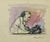 Charcoal drawing and watercolor realized by Mino Maccari in 1965 ca. Hand signed lower right. Very good condition except...